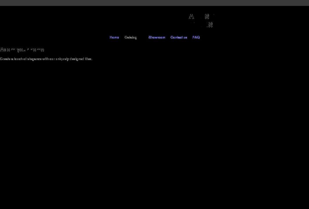 alisttiles.com shopify website screenshot