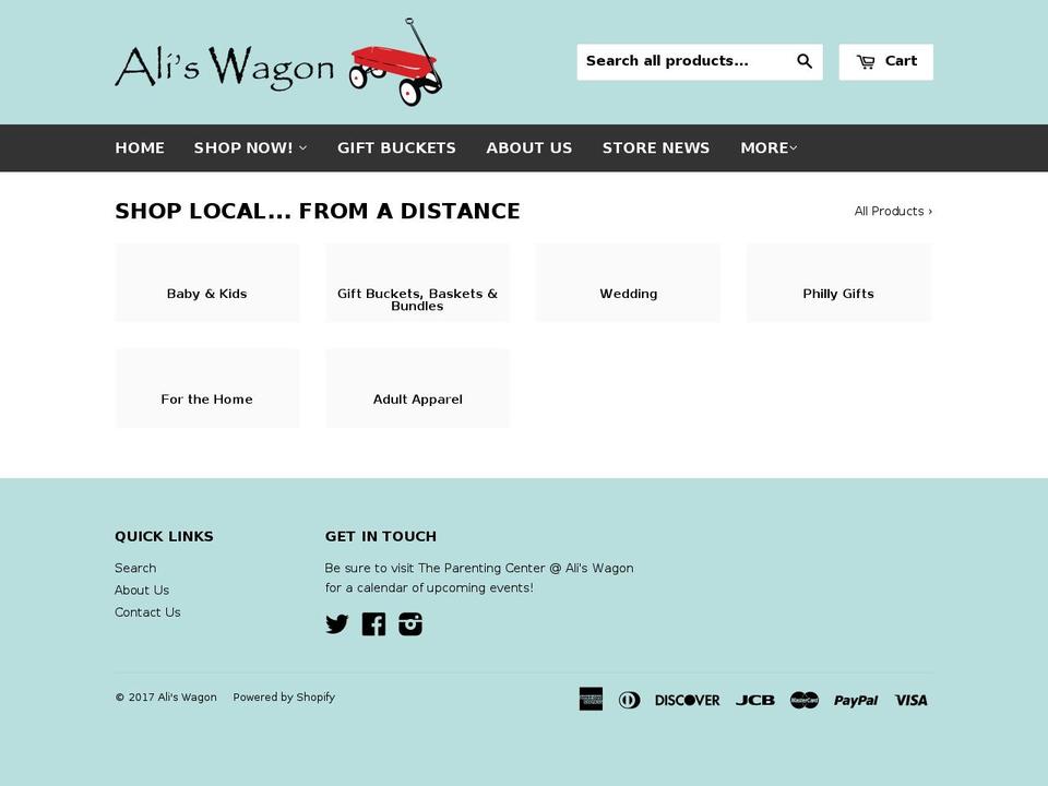 aliswagon.com shopify website screenshot