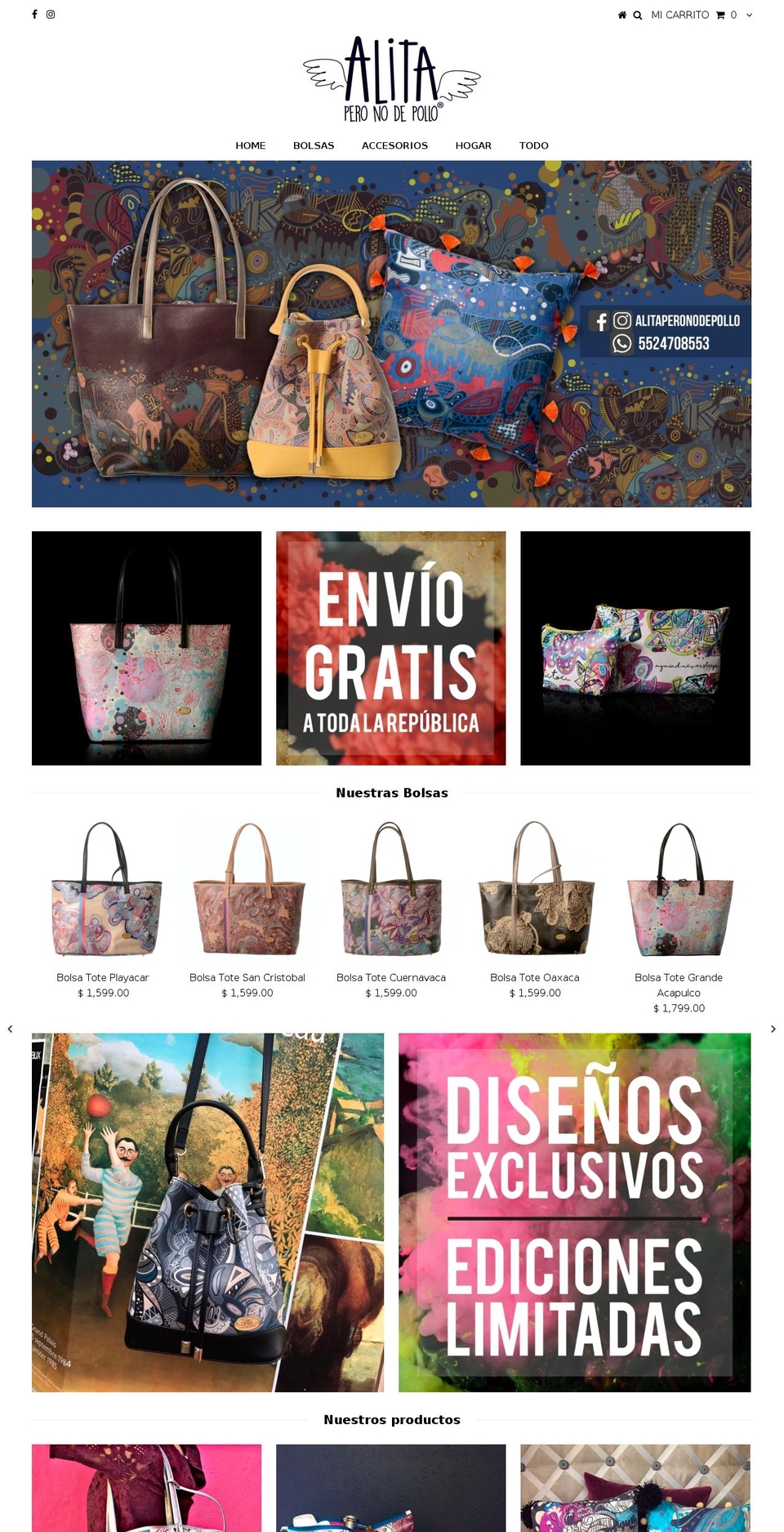 alitaperonodepollo.com.mx shopify website screenshot