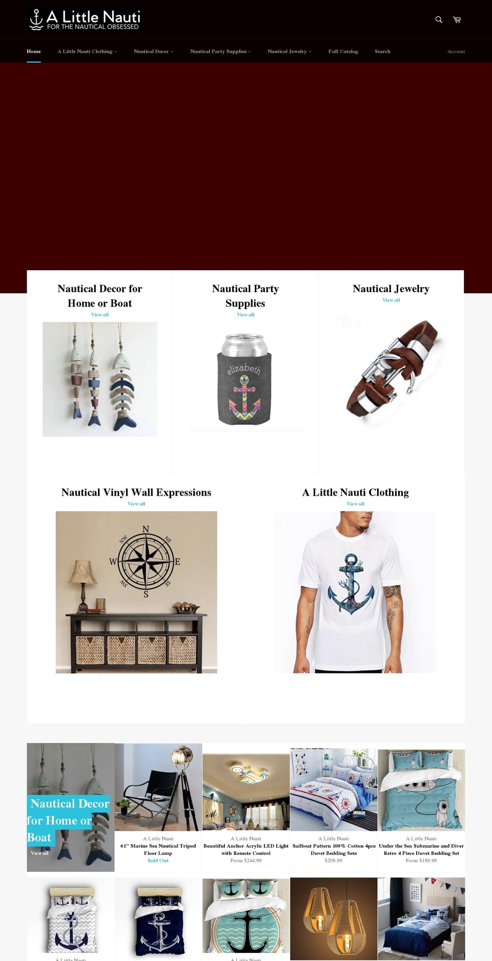 alittlenauti.com — Shopify storefront screenshot