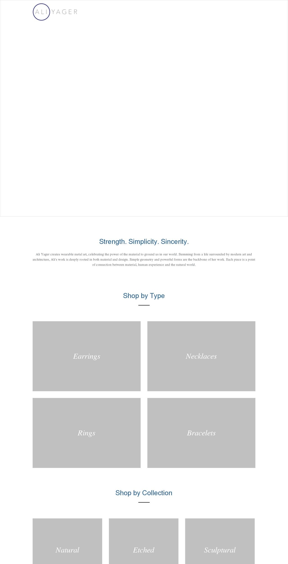aliyager.com shopify website screenshot