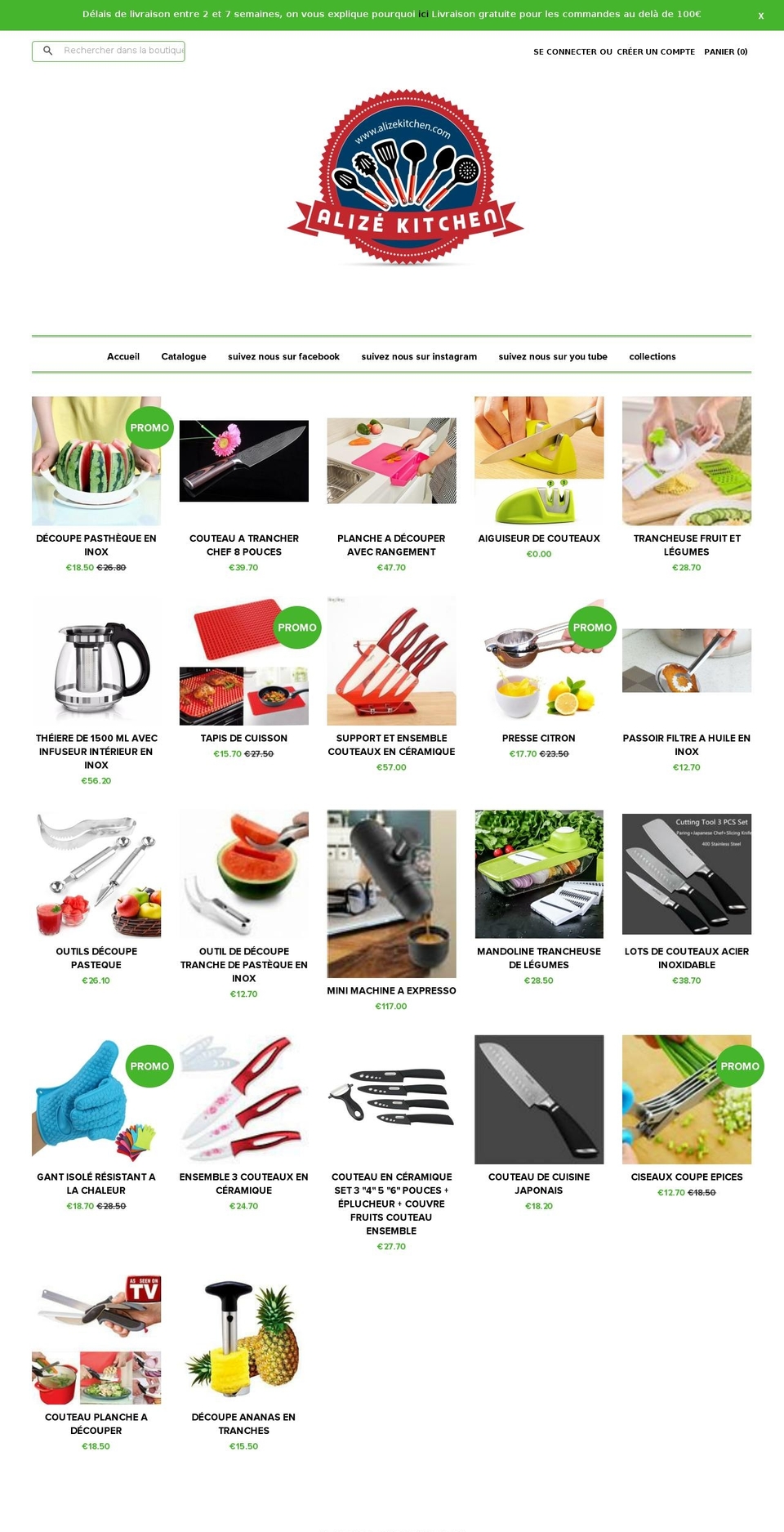 template-shopiflight-0911-1 Shopify theme site example alizekitchen.com