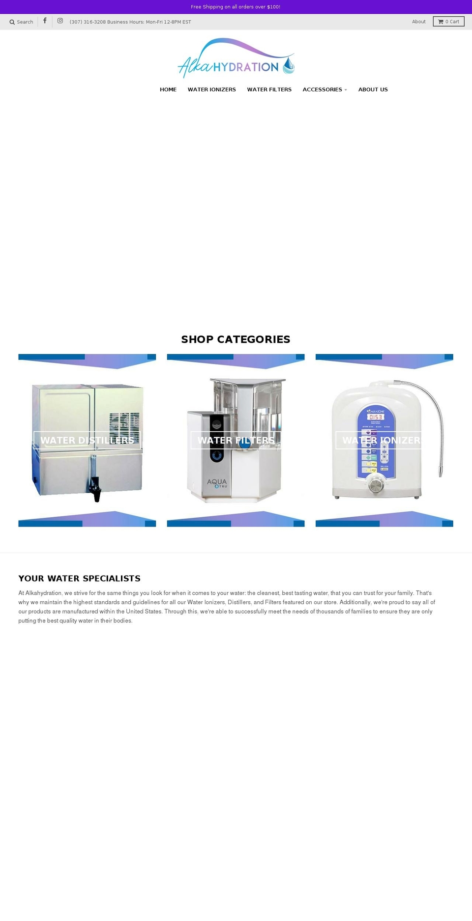 alkahydration.com — Shopify storefront screenshot
