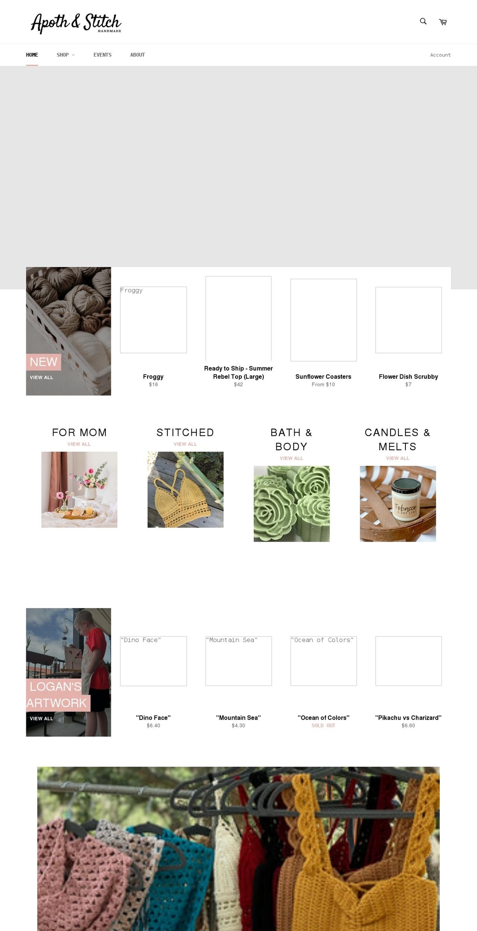 alkaiasboutique.com — Shopify storefront screenshot
