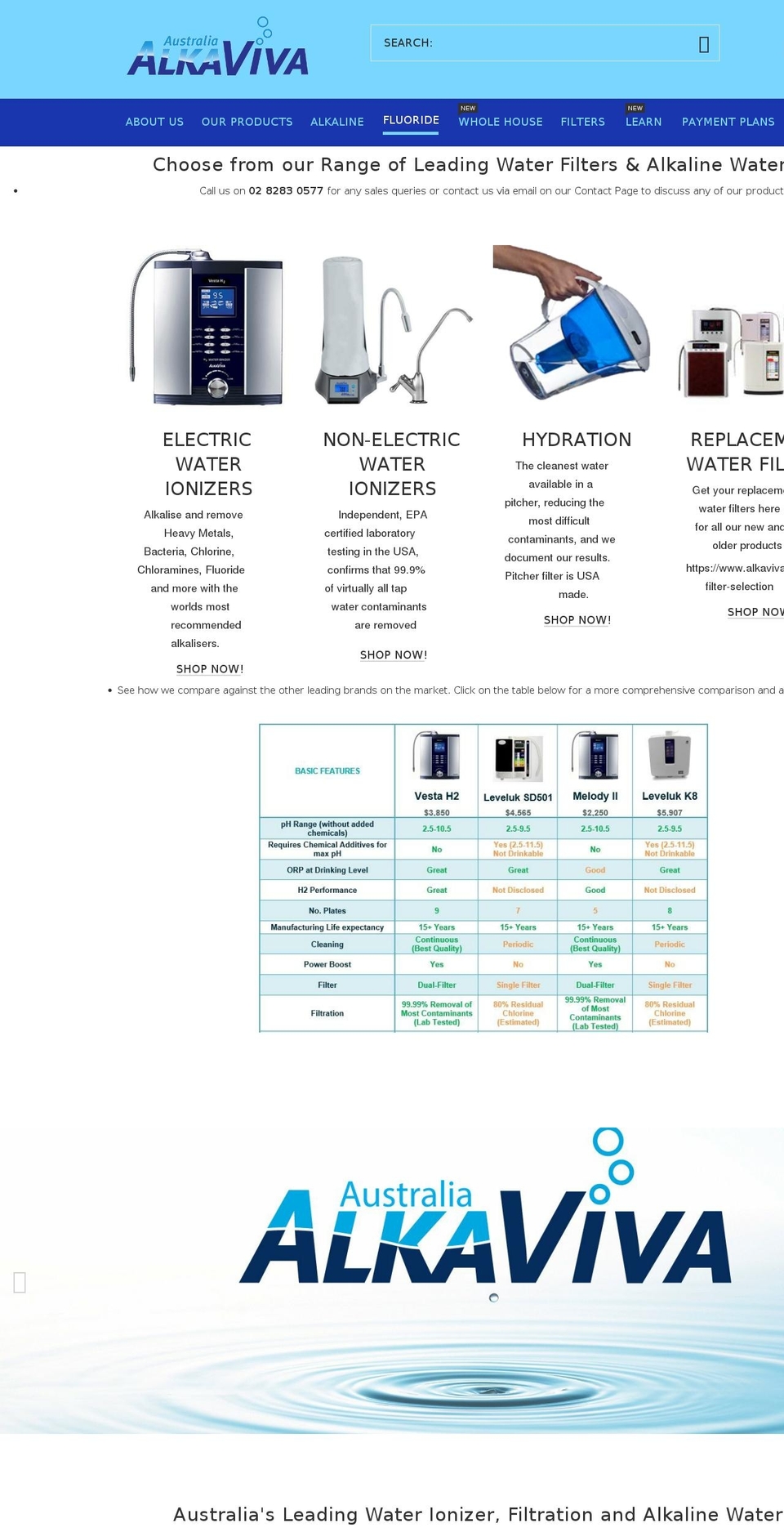 yourstore-v2-1-3 Shopify theme site example alkalinewater.online