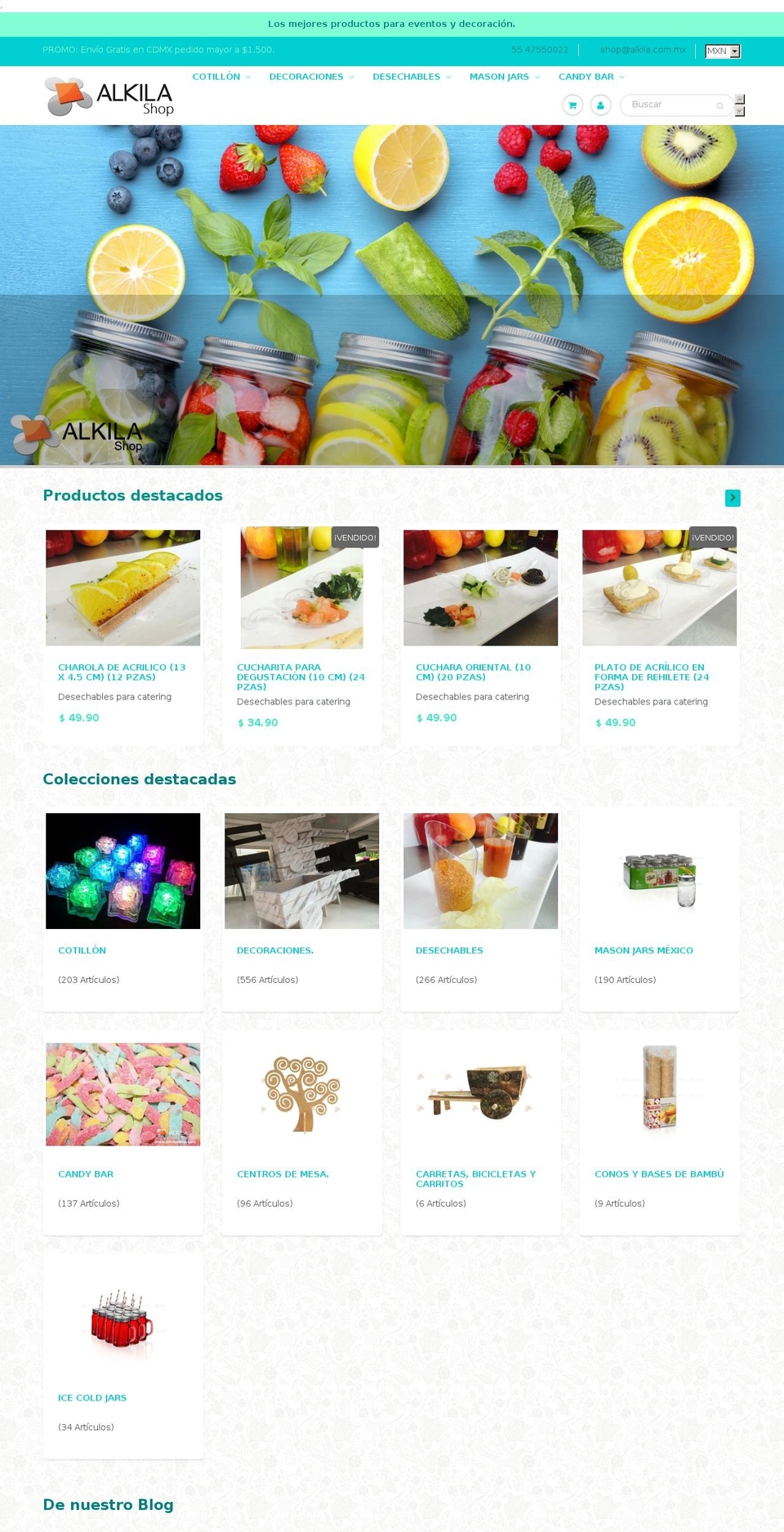 alkilashop.com shopify website screenshot