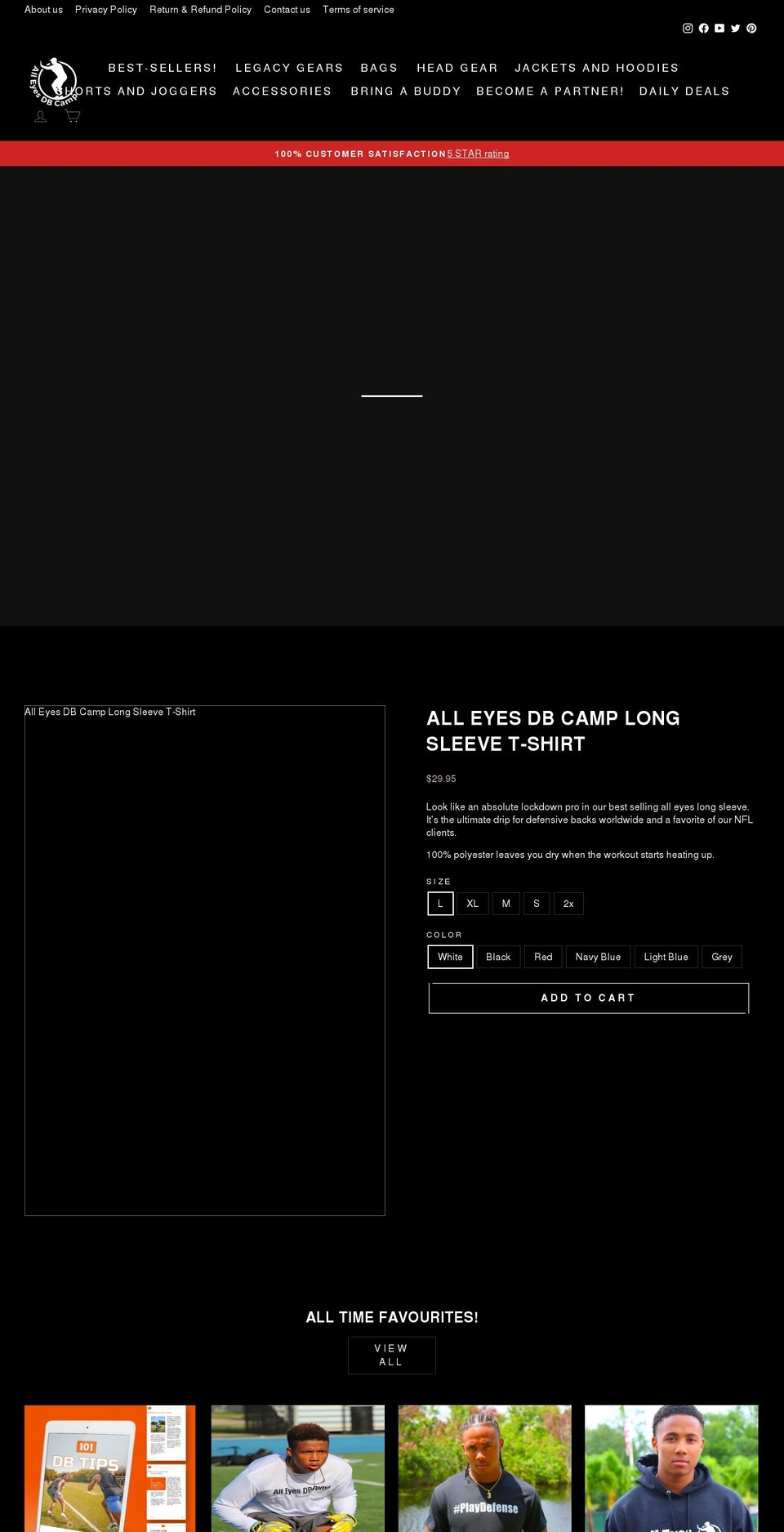 all-eyes-db-camp.myshopify.com shopify website screenshot