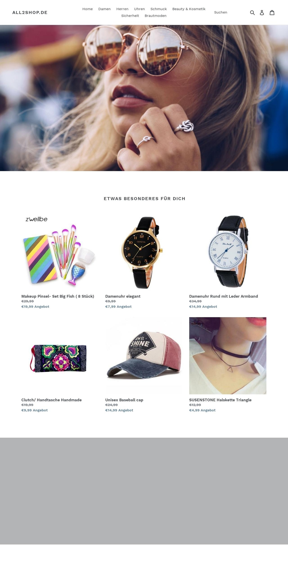 all2shop.de shopify website screenshot