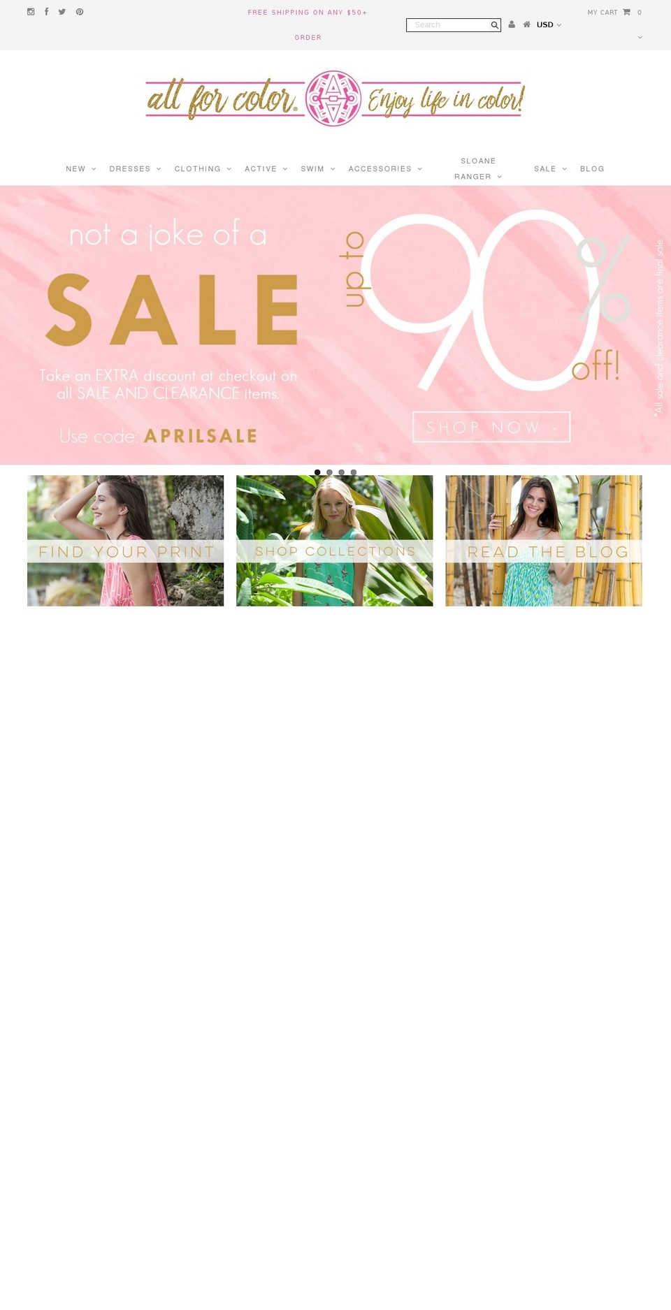 all4color.com shopify website screenshot