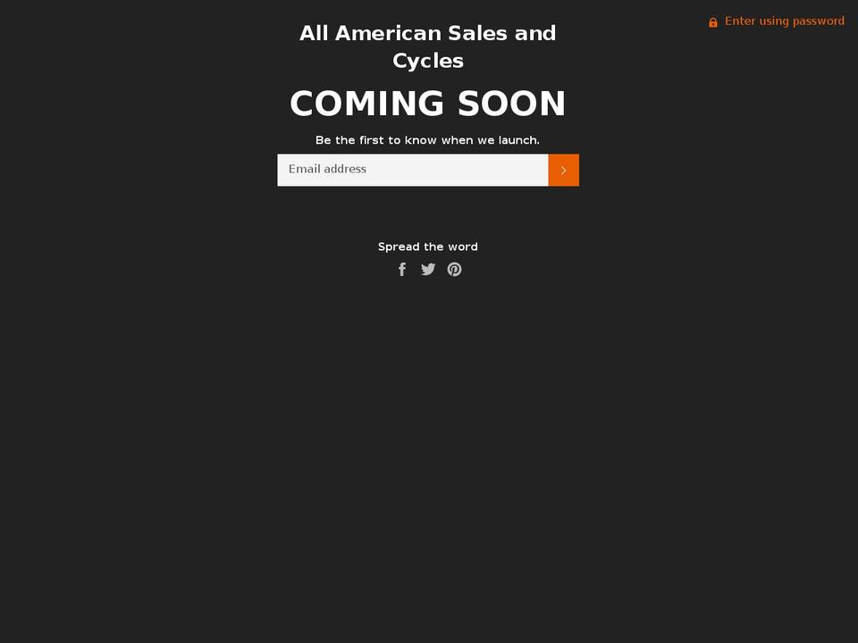 allamericanautosales.net shopify website screenshot