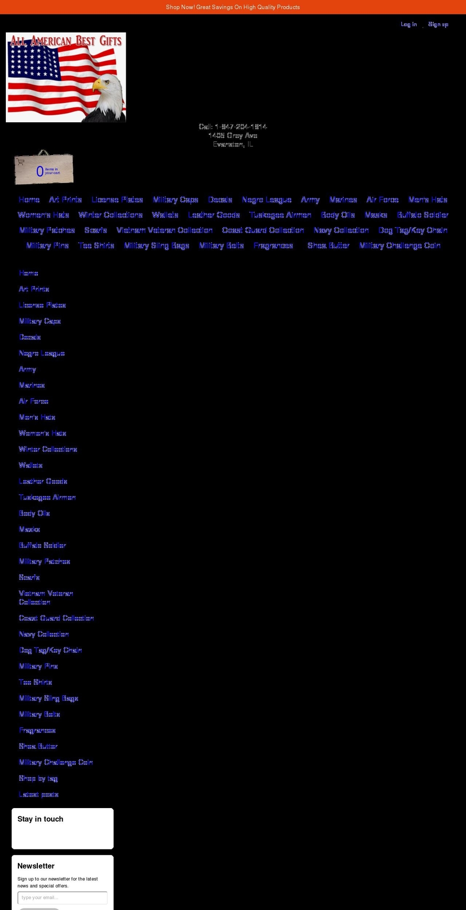 allamericanbestgifts.com shopify website screenshot