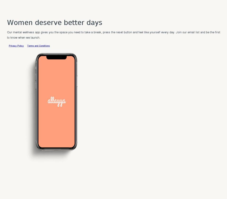 allayya.com shopify website screenshot
