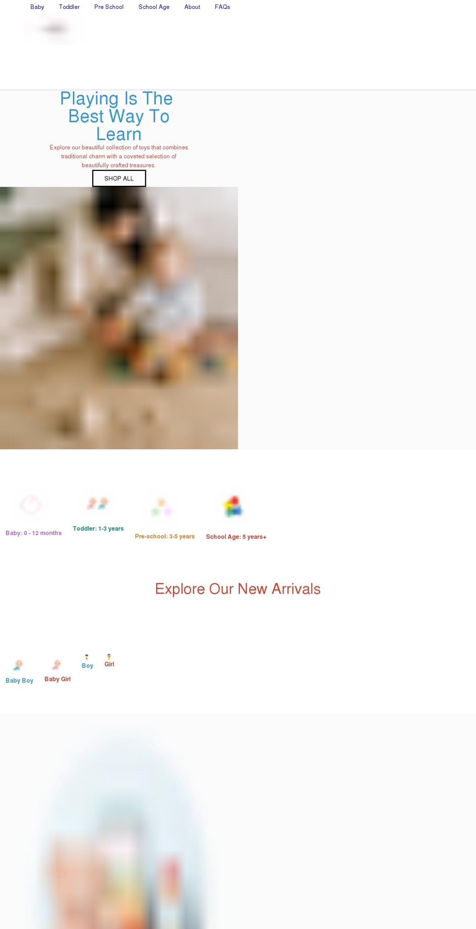 allbambini.com shopify website screenshot