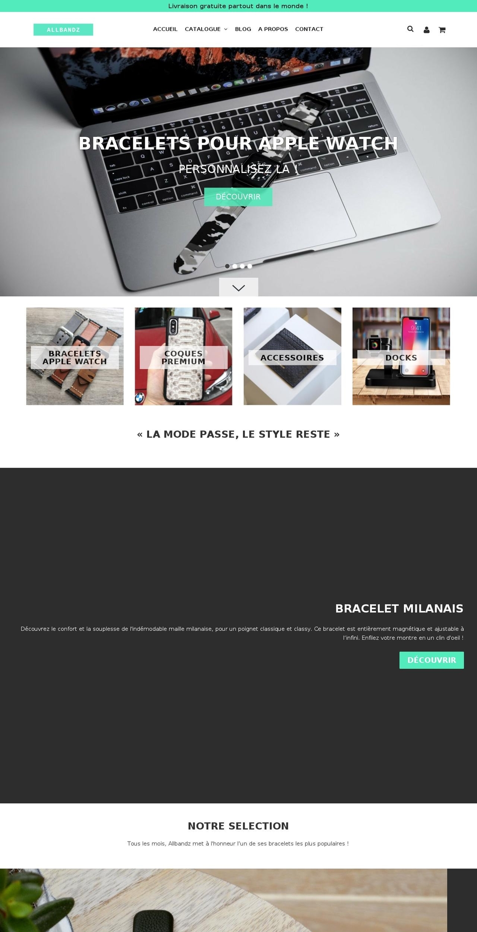 speedfly-1-11 Shopify theme site example allbandz.com