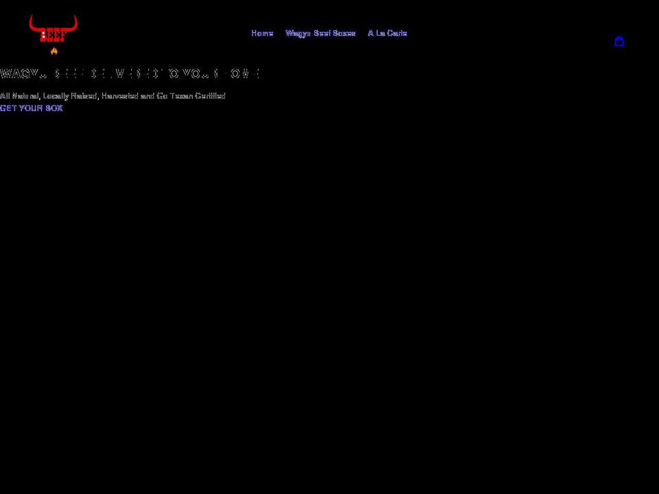 allbeef.com shopify website screenshot