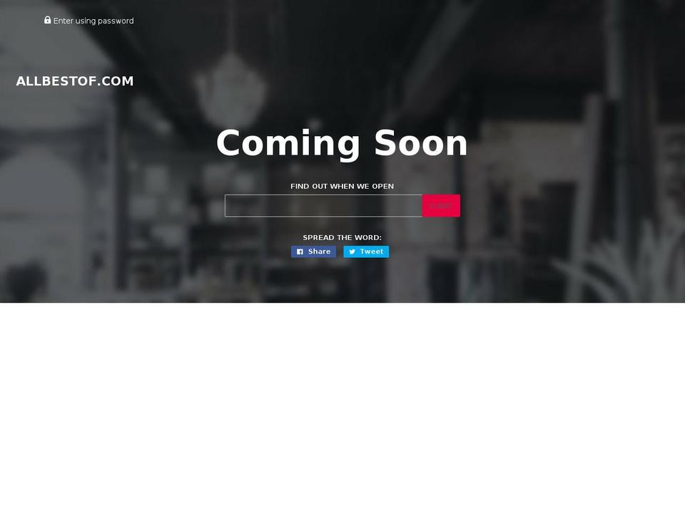 allbestof.com shopify website screenshot