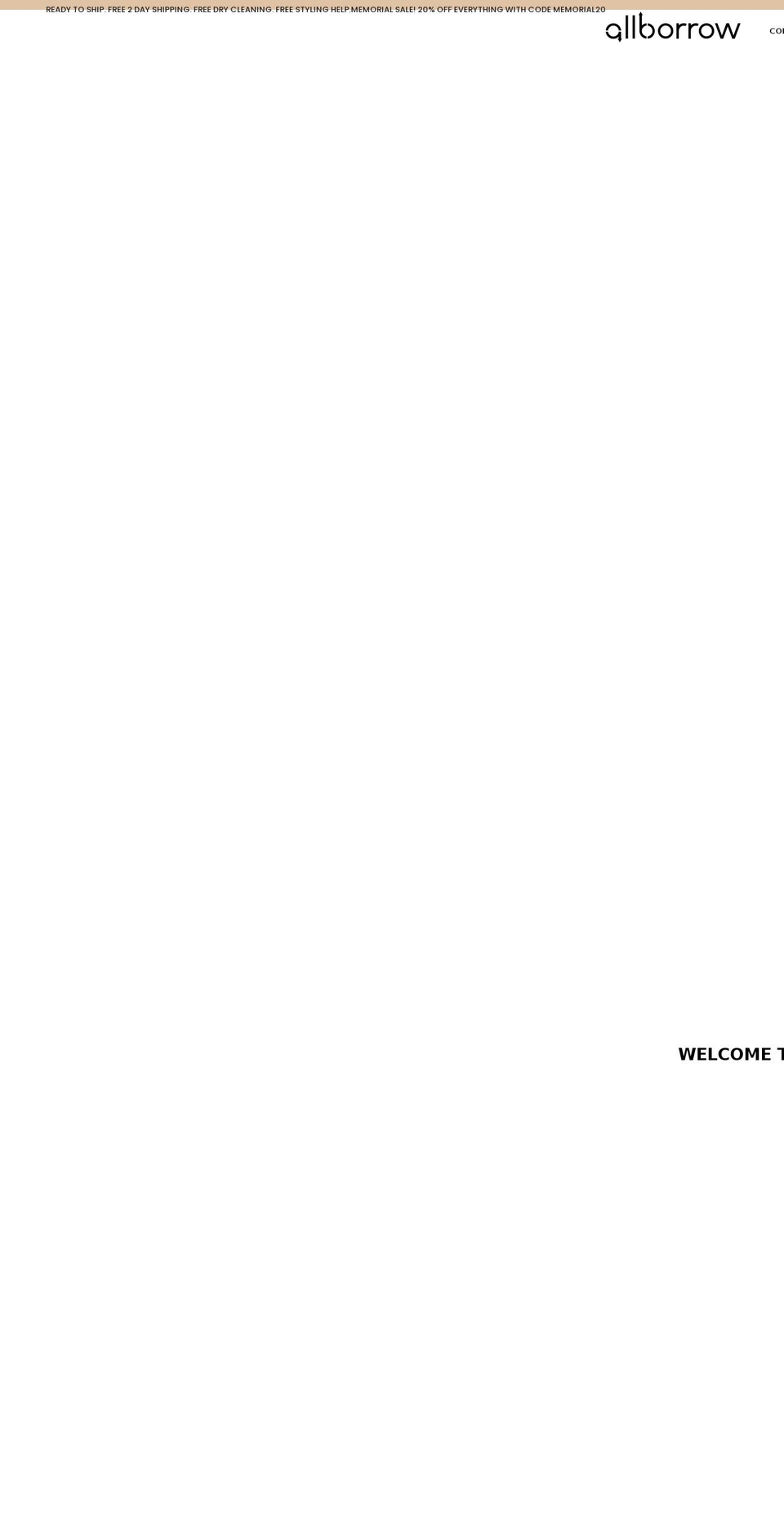 allborrow.com shopify website screenshot