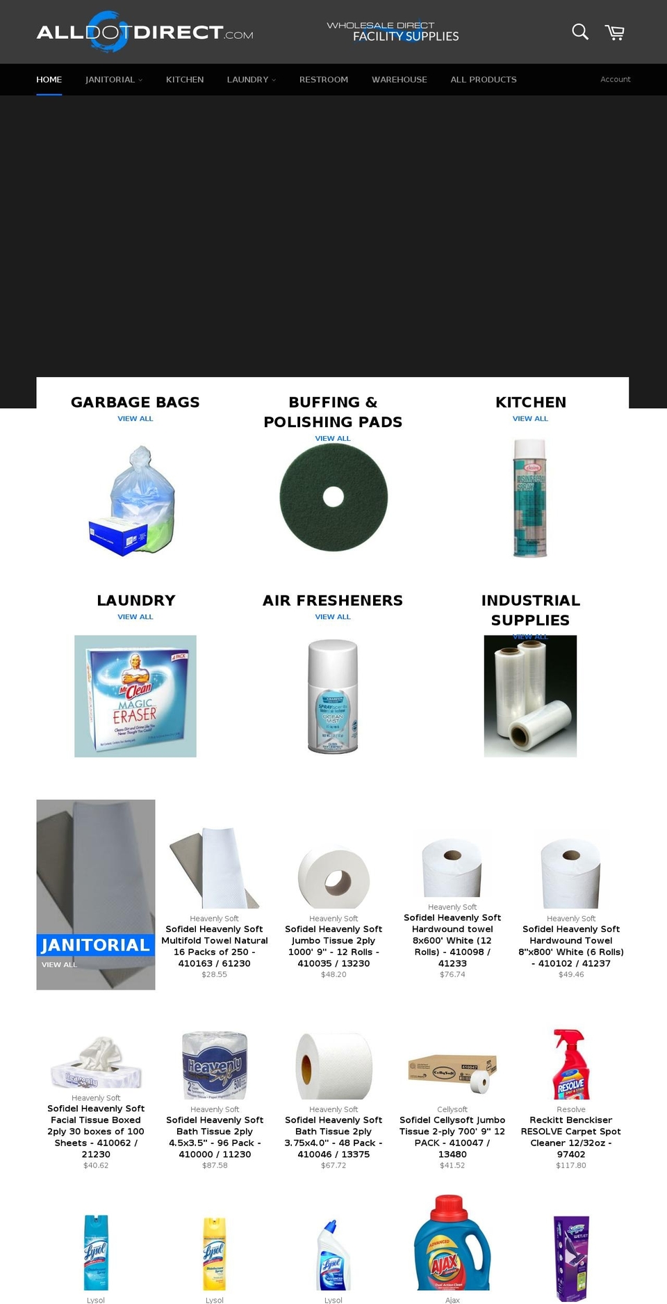 alldotdirect.com — Shopify storefront screenshot
