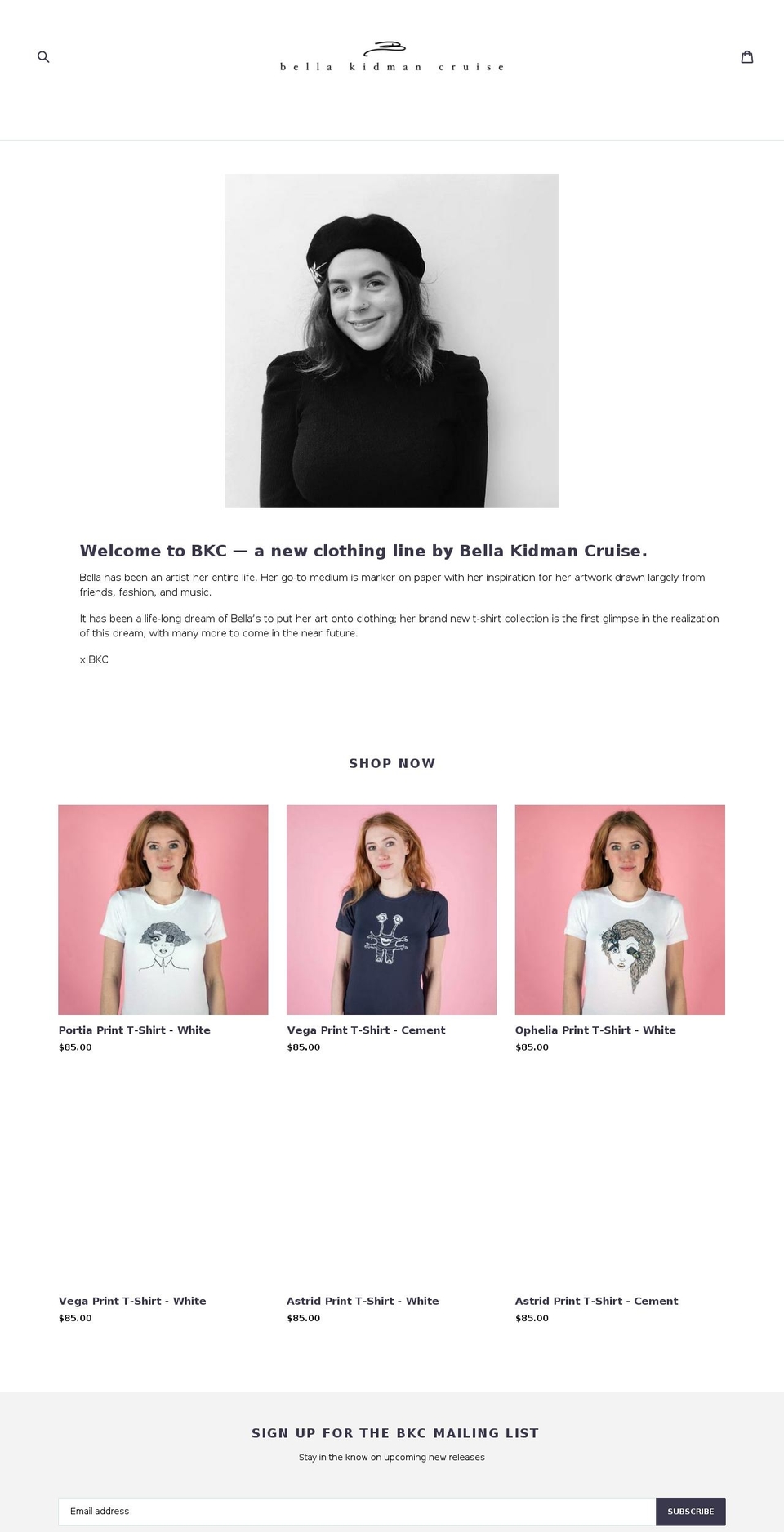 alleb.com — Shopify storefront screenshot