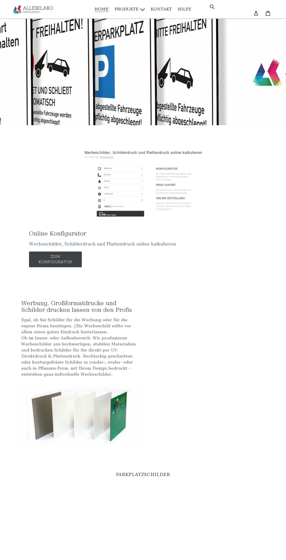 allesklaro.de shopify website screenshot