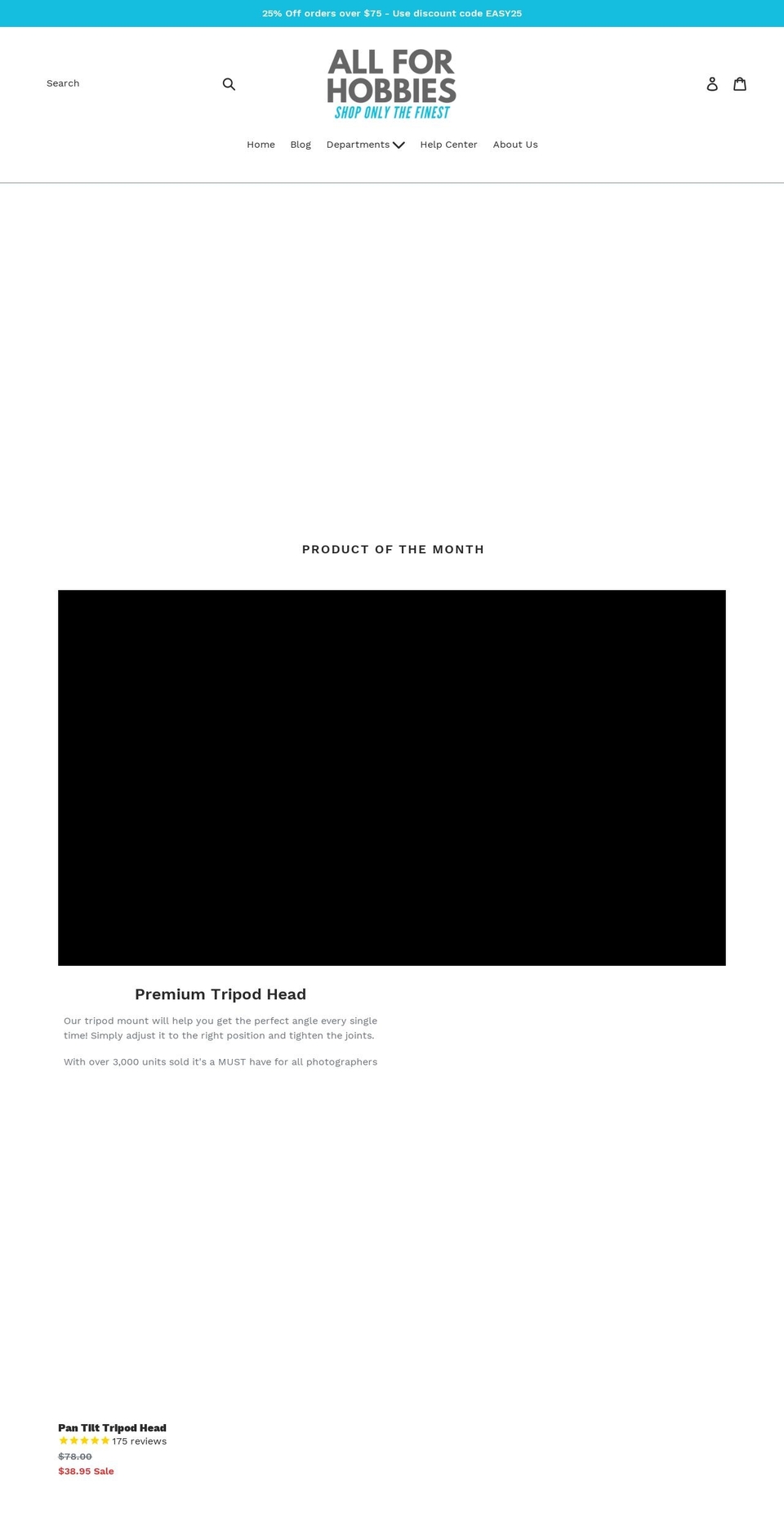 allforanime.com — Shopify storefront screenshot
