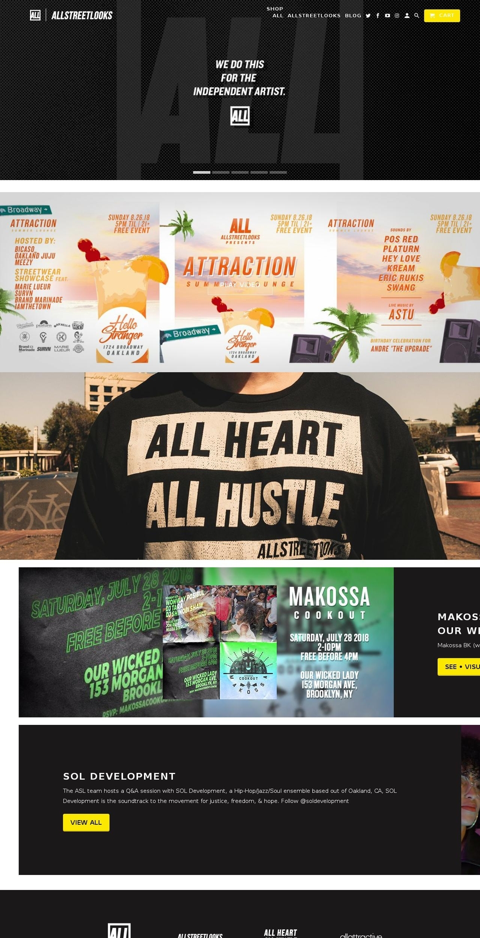 allgoodsandservices.com — Shopify storefront screenshot