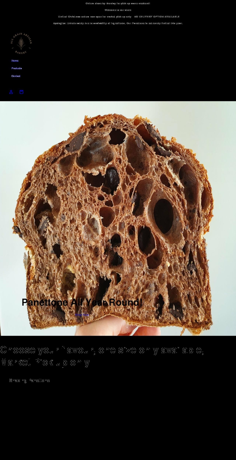 allgrainartisan.com.au shopify website screenshot