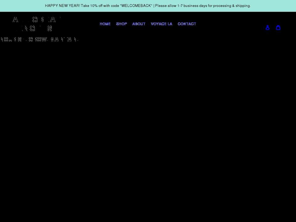 allgreatlengths.com shopify website screenshot
