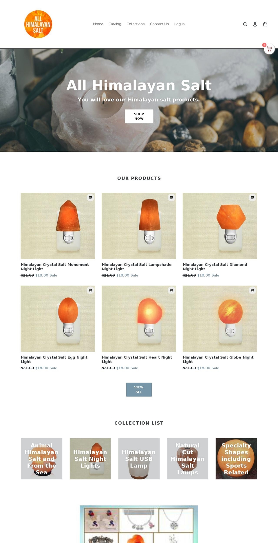 allhimalayansalt.com — Shopify storefront screenshot