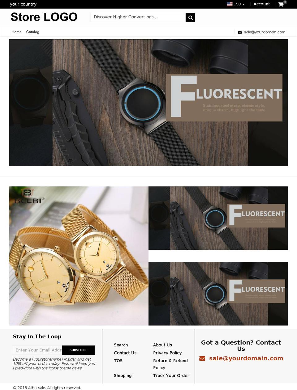 allhotsale.com — Shopify storefront screenshot