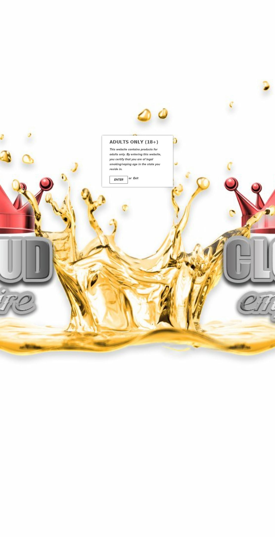 alliedvapingdivision.com — Shopify storefront screenshot