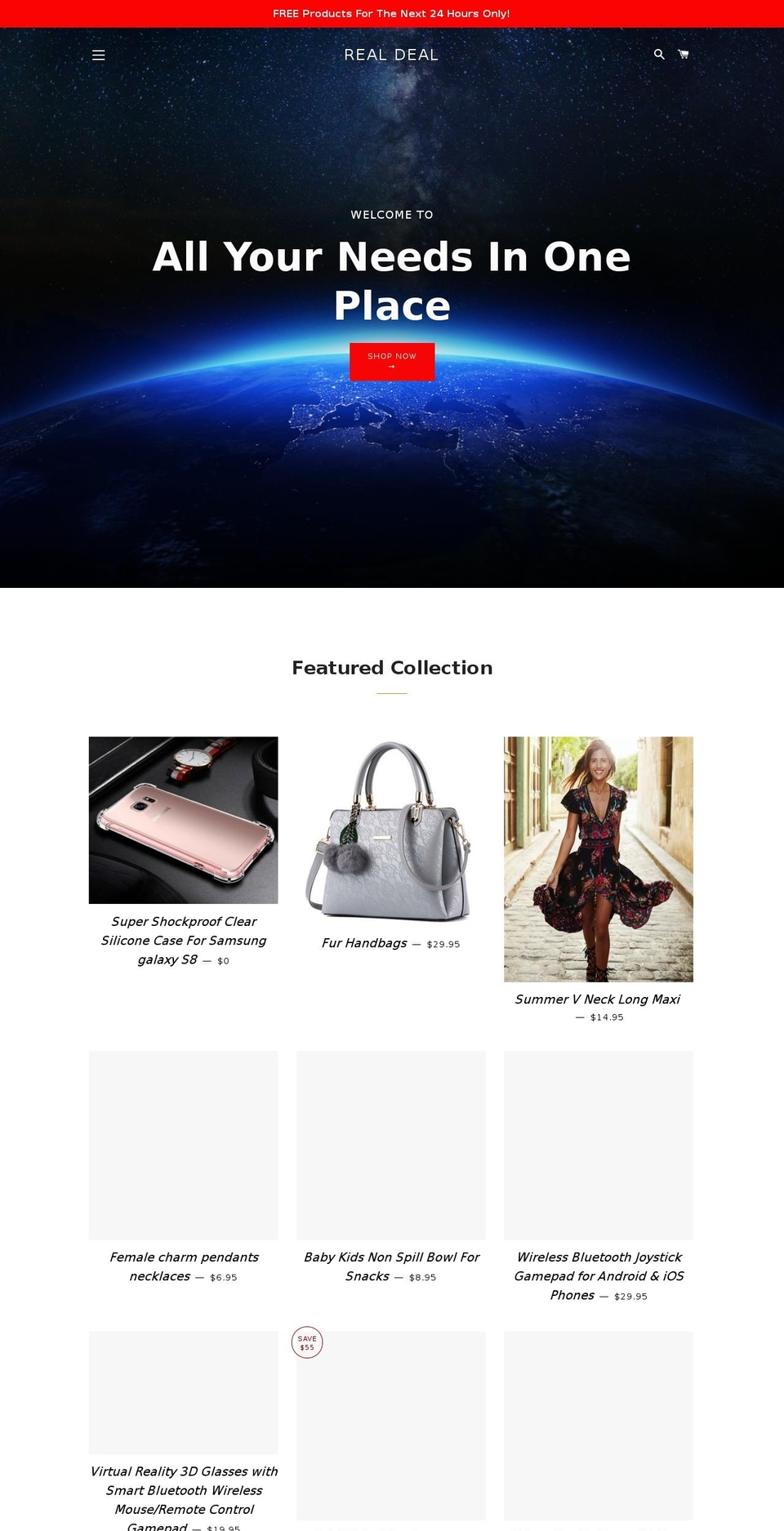 allinonedeal.com — Shopify storefront screenshot