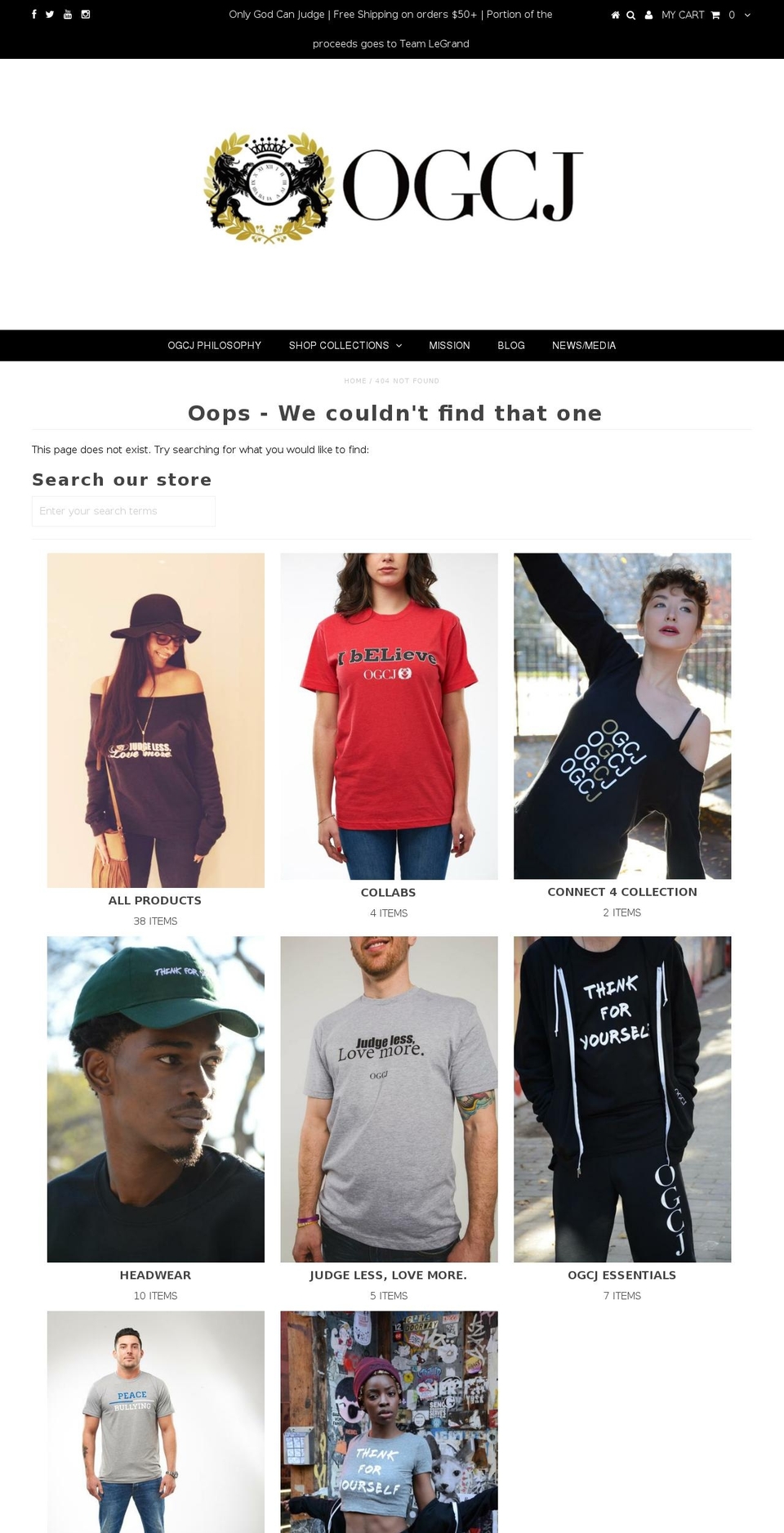 allinwithogcj.com shopify website screenshot