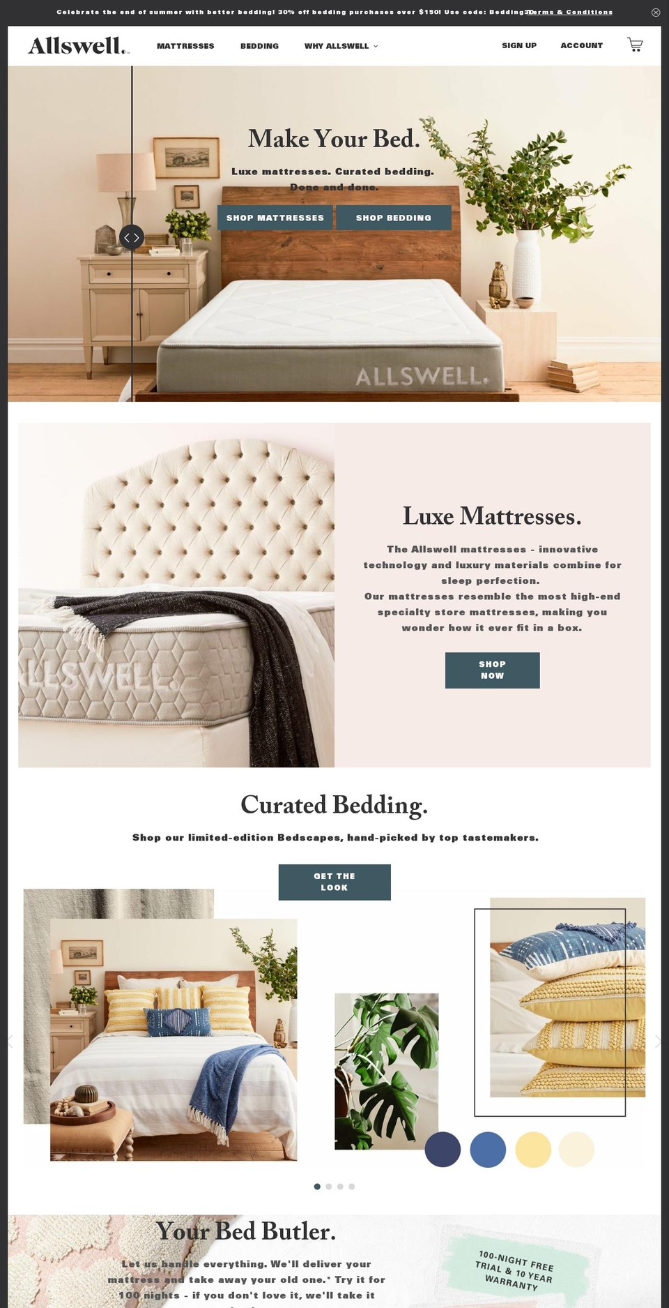 Simplistic [First Order Popup] Shopify theme site example alliswellhome.com