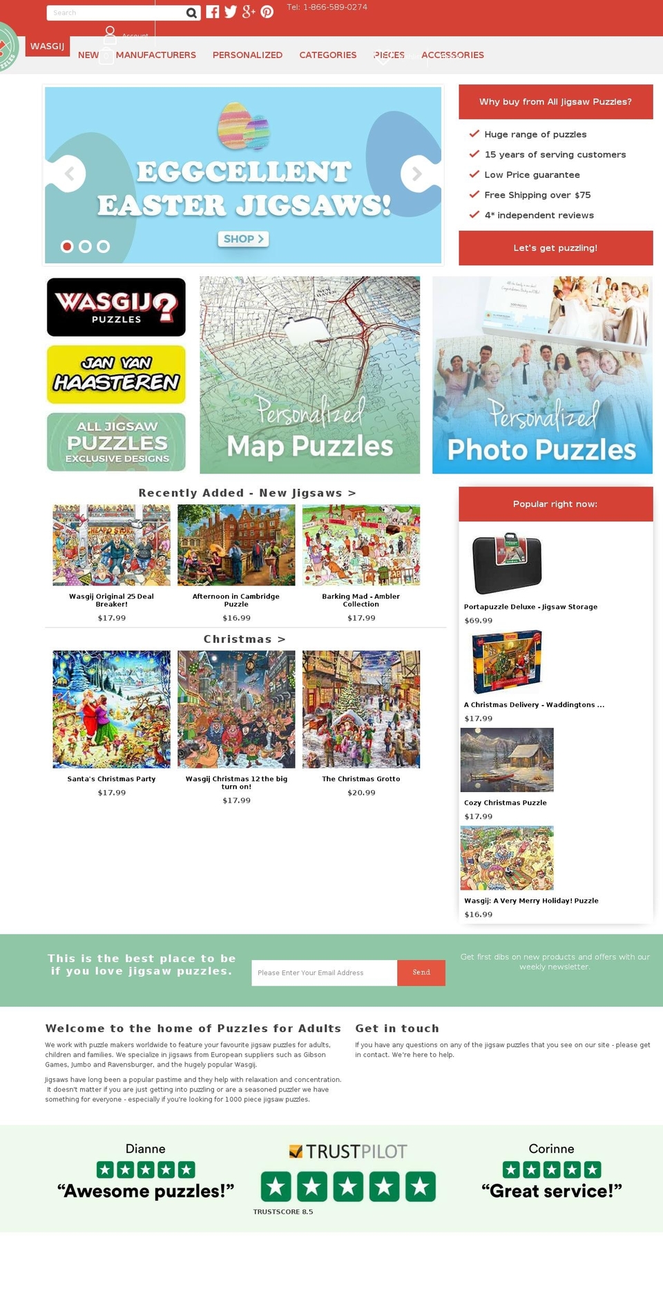 alljigsawpuzzles.com shopify website screenshot