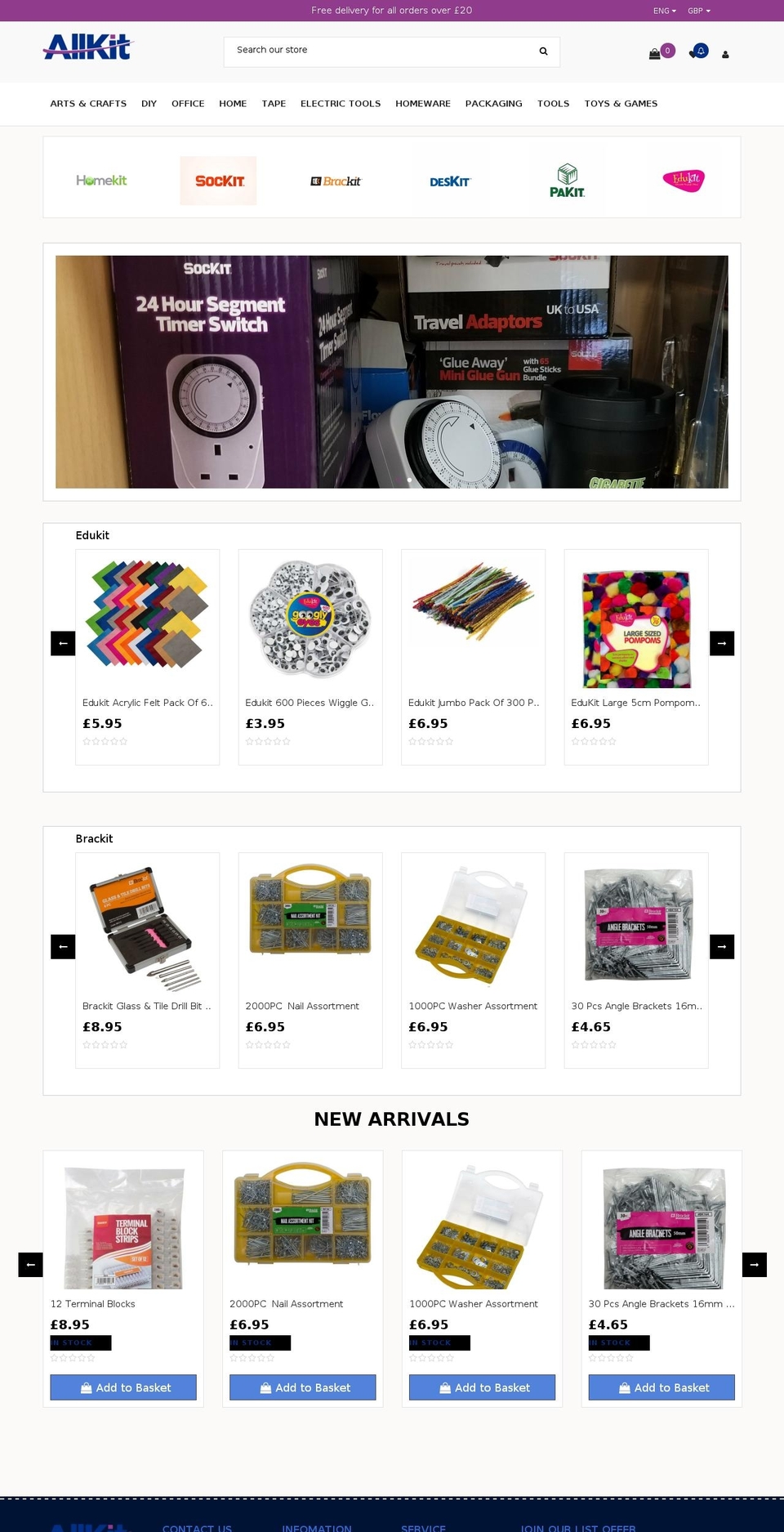 allkit.com — Shopify storefront screenshot
