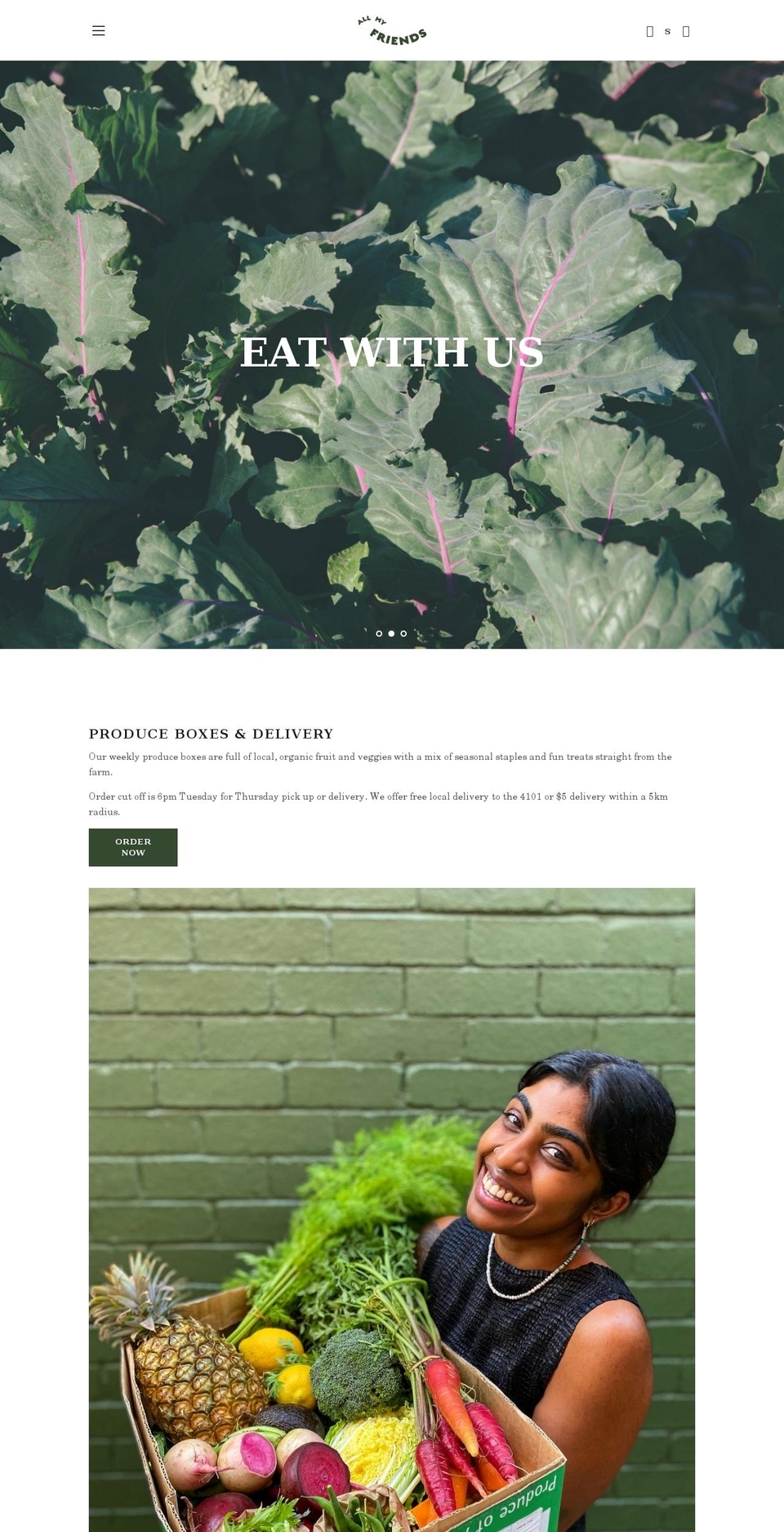 allmyfriends.com.au shopify website screenshot