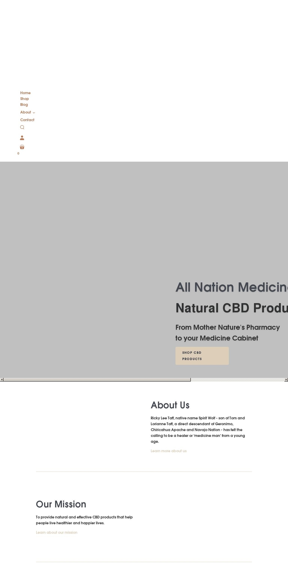 allnationsmedicine.com shopify website screenshot