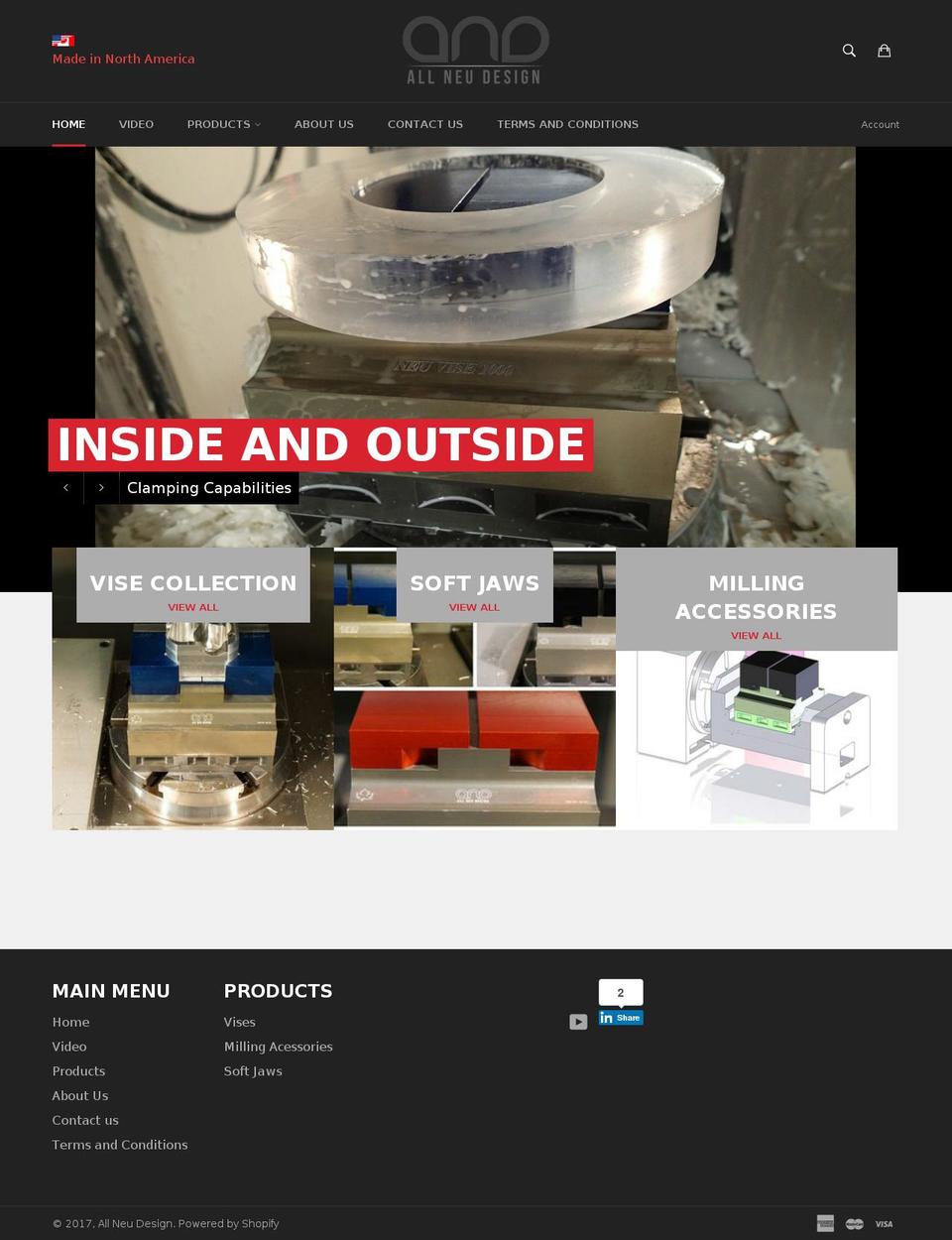 allneudesign.com shopify website screenshot