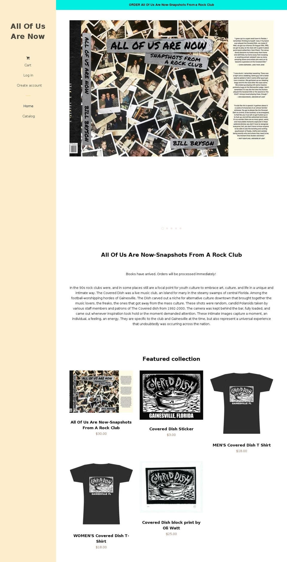 allofusarenow.com shopify website screenshot