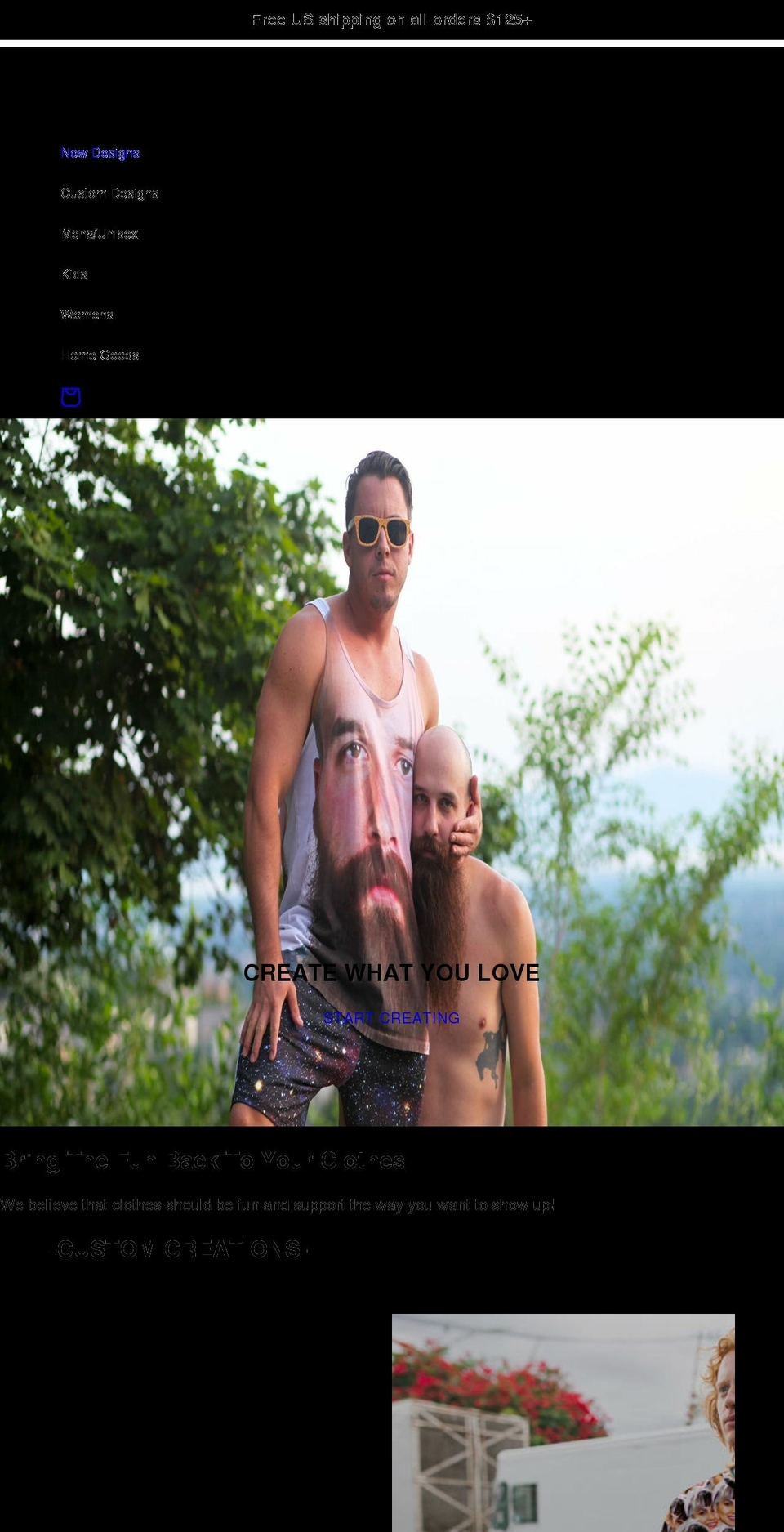 alloverface.com shopify website screenshot