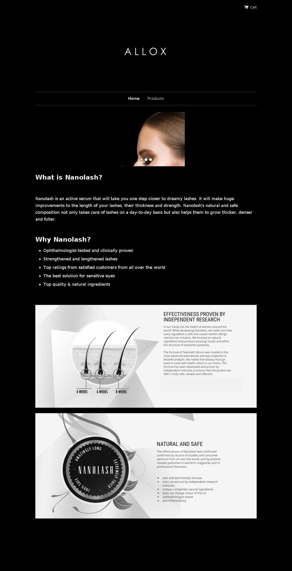 alloxglobal.com — Shopify storefront screenshot