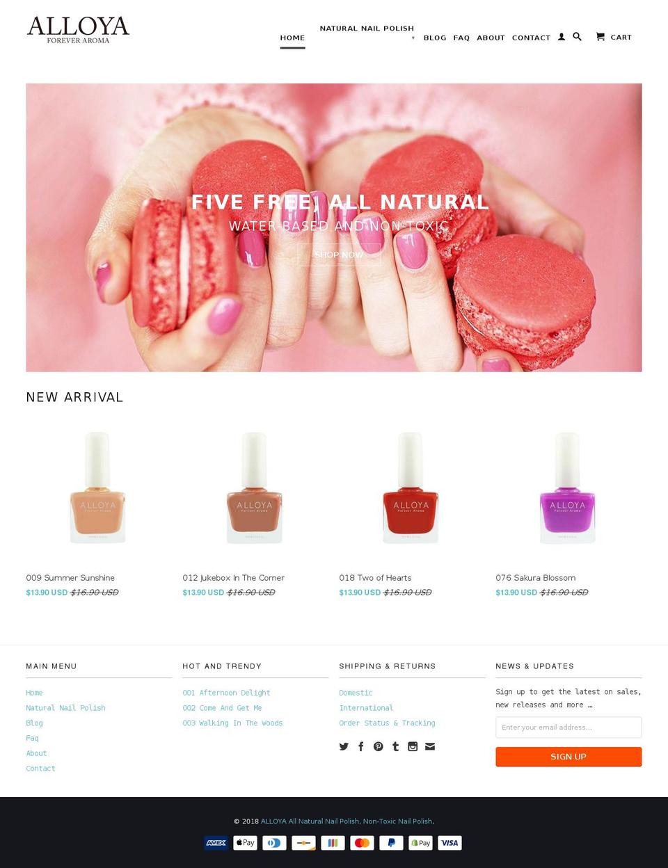 Copy of Retina Shopify theme site example alloya-natural.myshopify.com