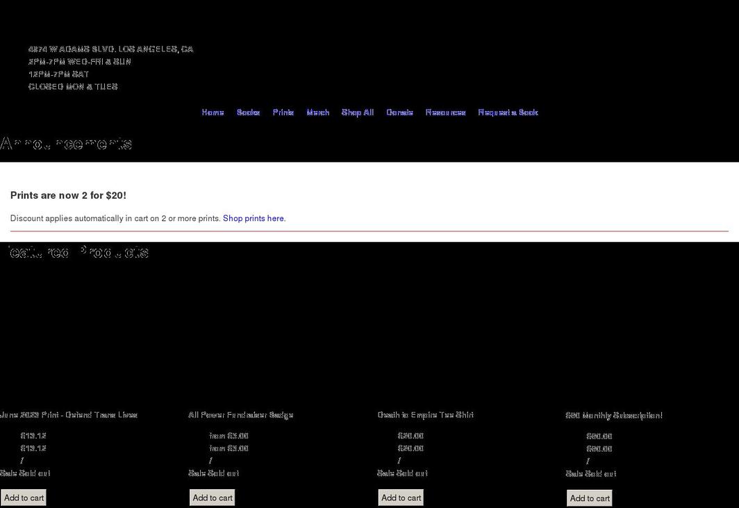 allpowerbooks.org shopify website screenshot