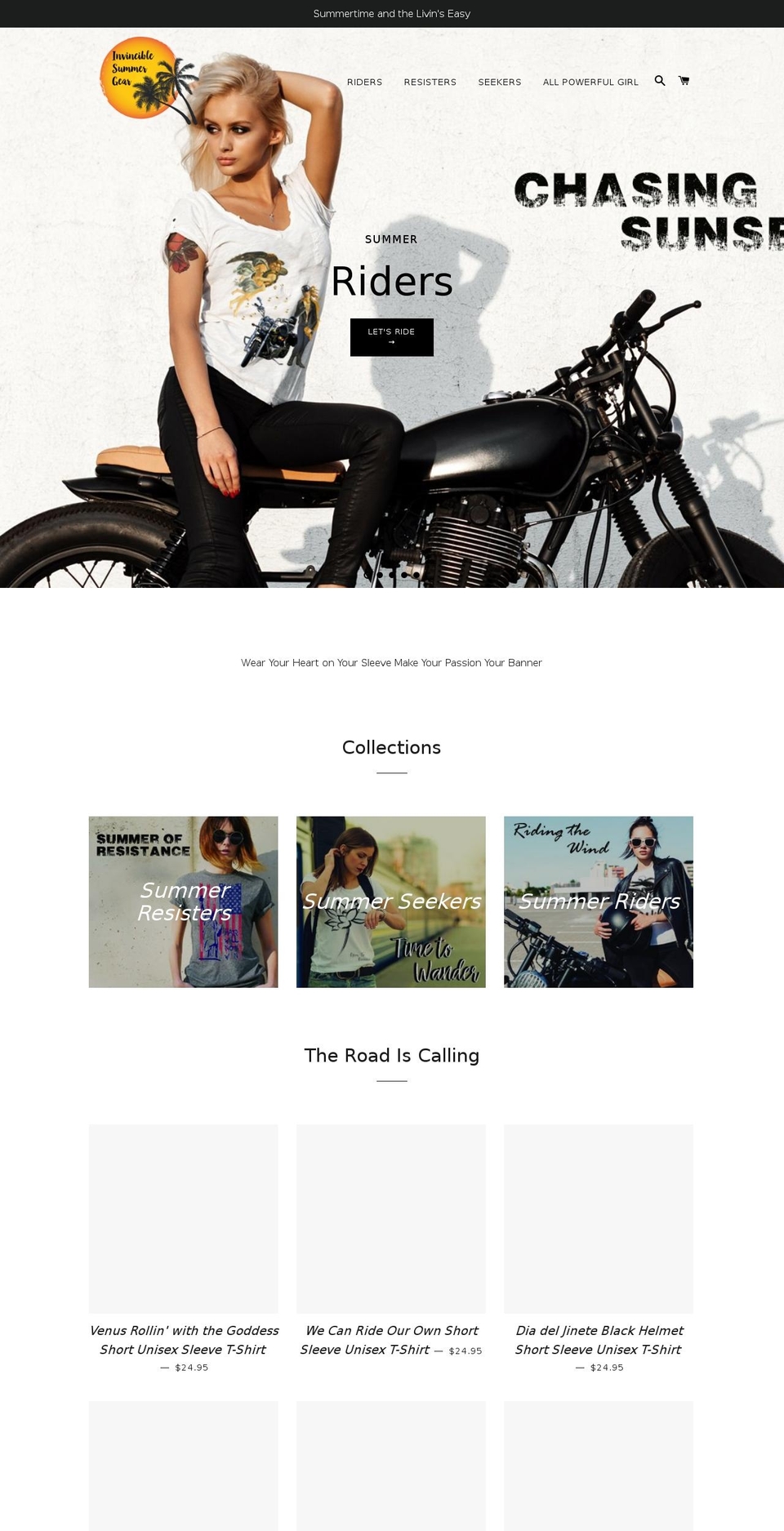 allpowerfulgirl.com — Shopify storefront screenshot