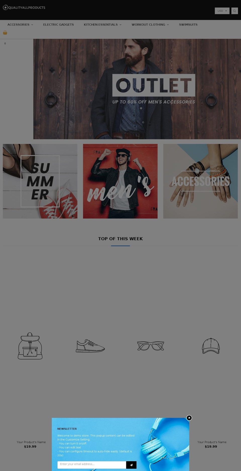 allproducts.online shopify website screenshot