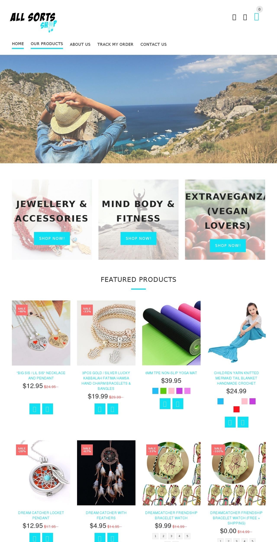 yourstore-v2-0-2 Shopify theme site example allsortsshop.com