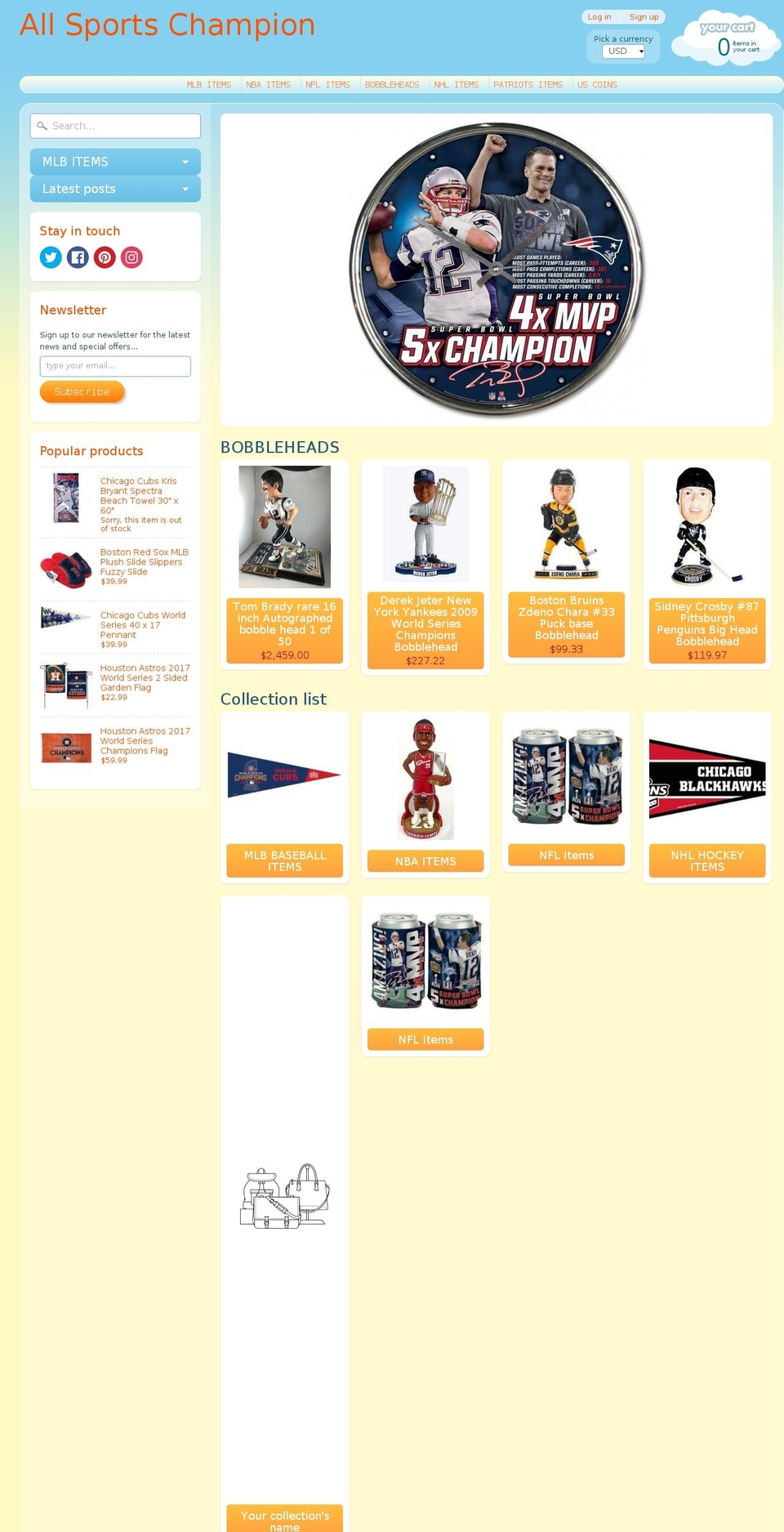 allsportschampion.com shopify website screenshot