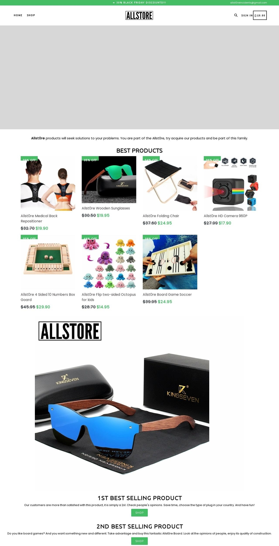 allst0re.com shopify website screenshot