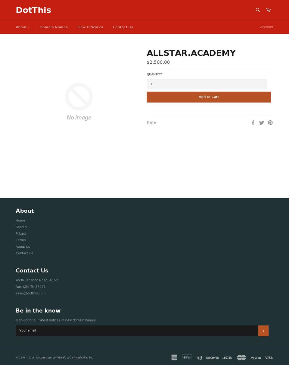 allstar.academy shopify website screenshot